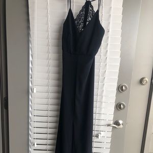 Black maxi dress